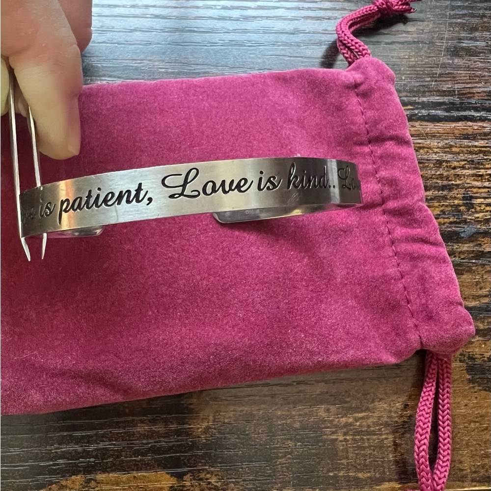 Stainless Steel Love Cuff